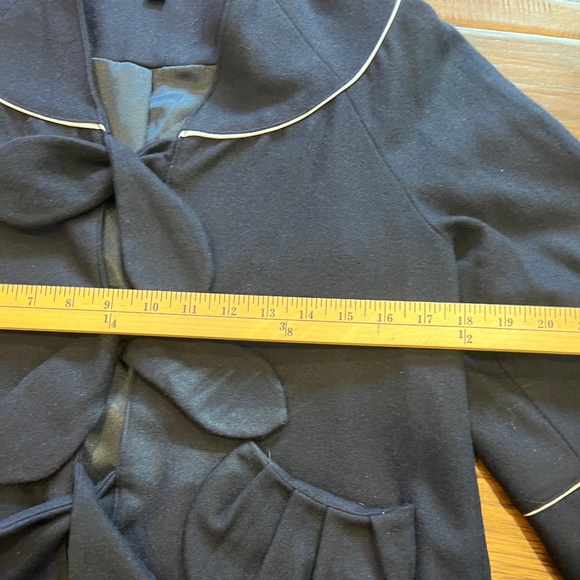 Mia Melon short navy coat - Picture 9 of 9